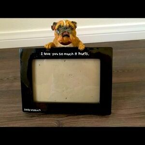 Bulldog Picture Frame
